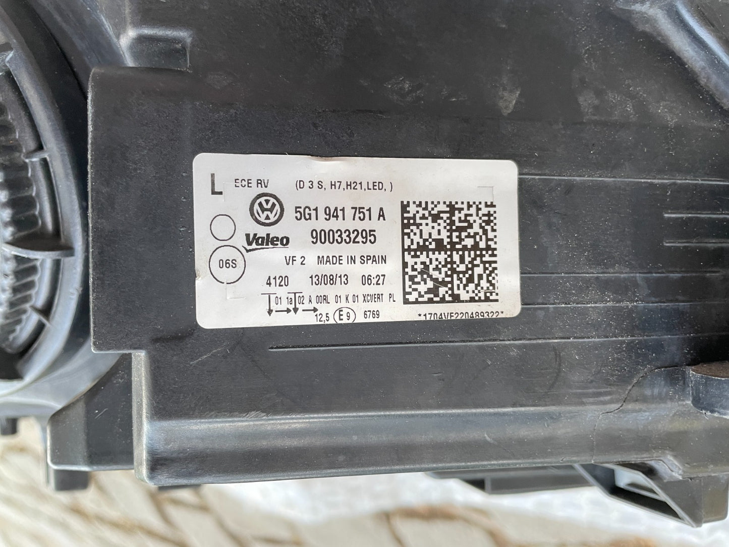 Original VW Golf VII 7 GTI Xenon Scheinwerfer links 5G1941751A9