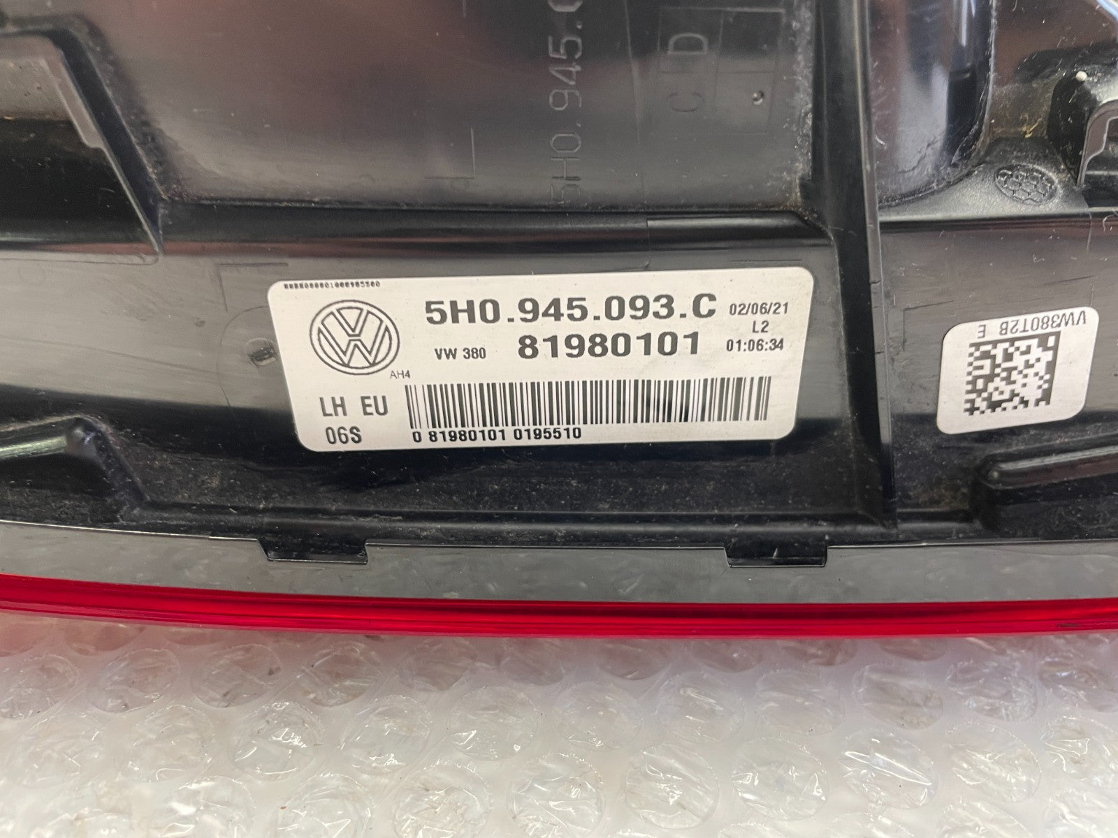 Original VW Golf 8 VIII Rückleuchte Heckleuchte hinten links 5H0945093C4