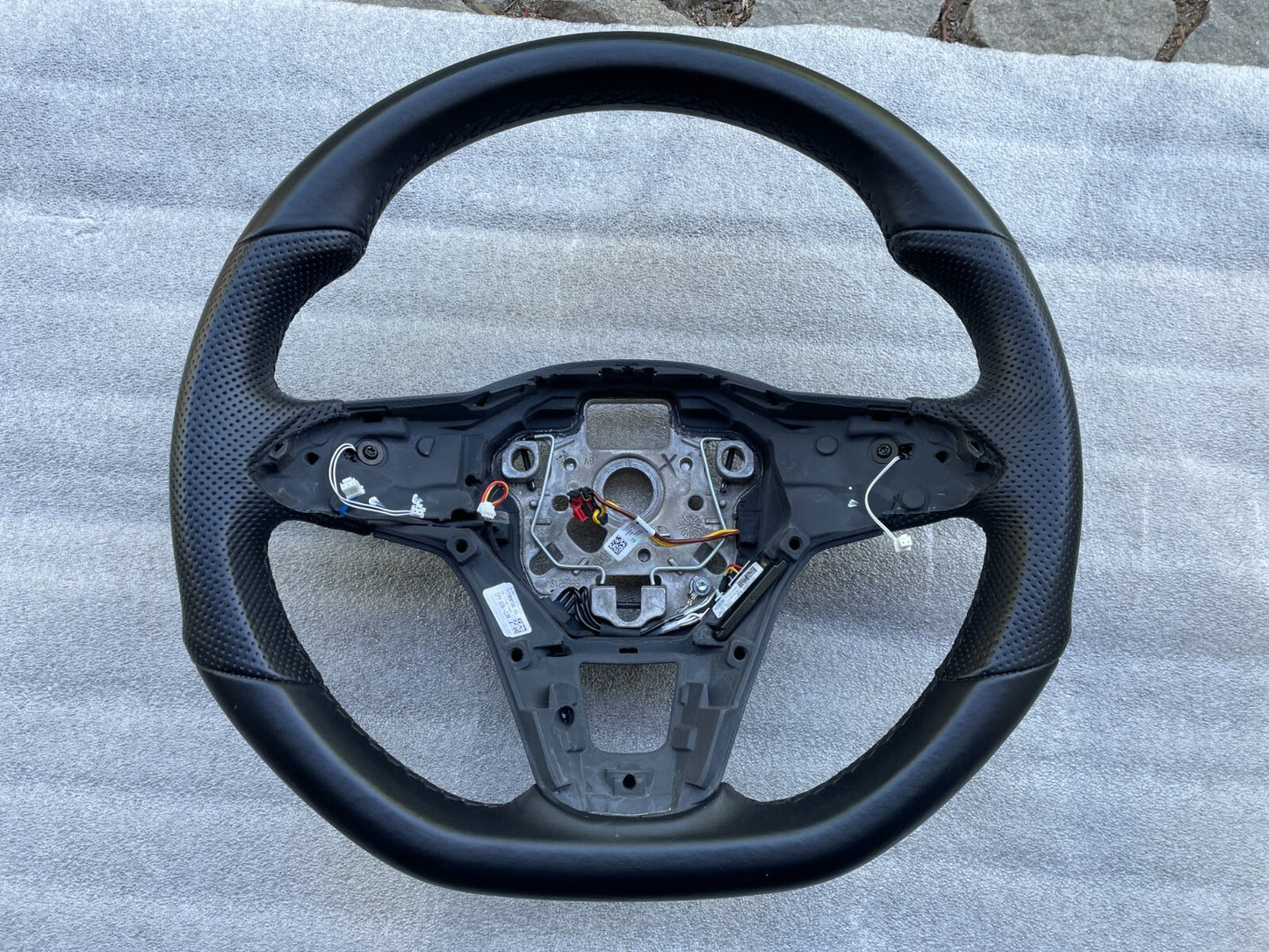 Original VW Golf 8 VIII Mk8 Leder Lenkrad Multifunktion Schaltwippen 5H0959542J0