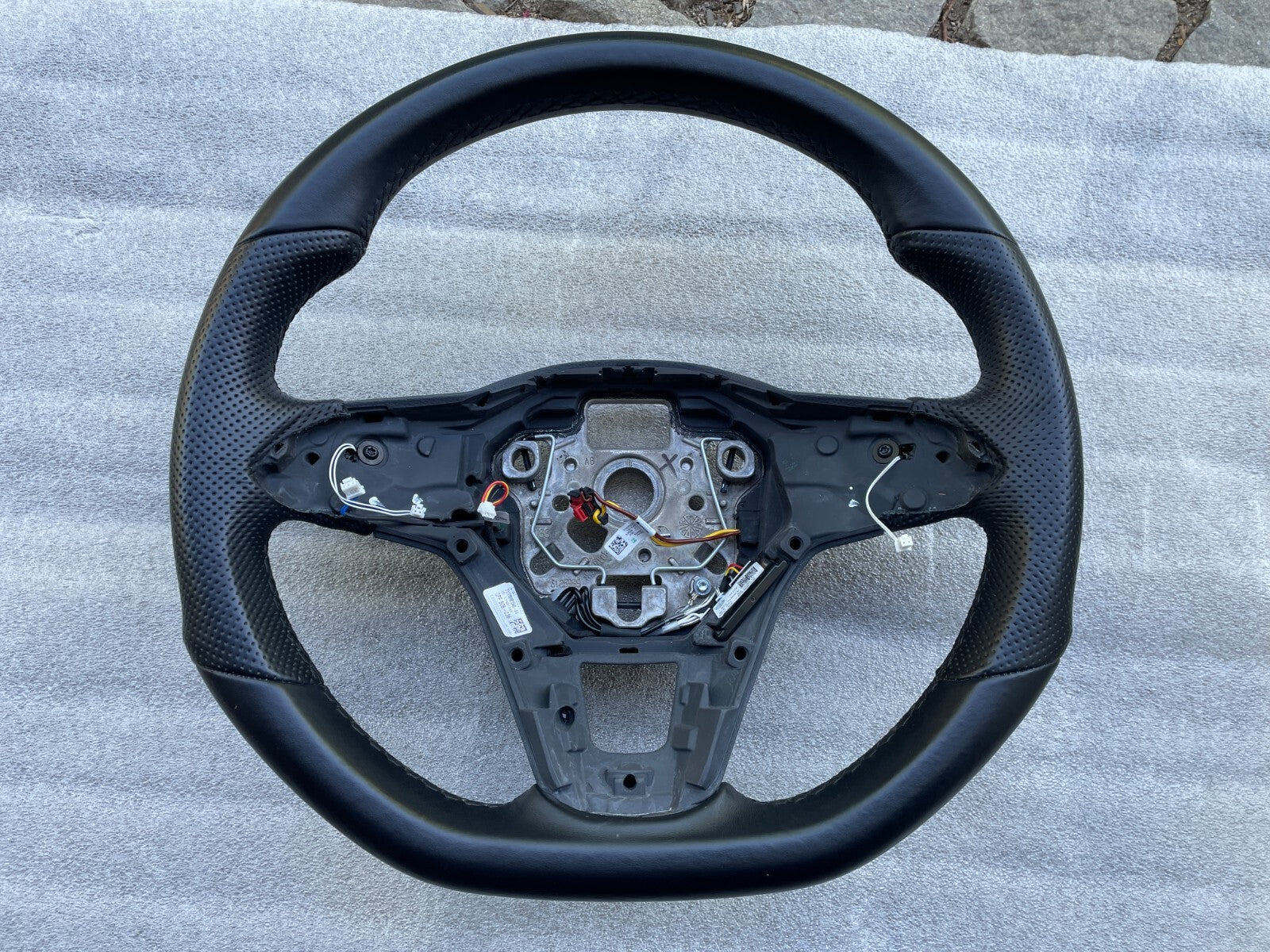 Original VW Golf 8 VIII Mk8 Leder Lenkrad Multifunktion Schaltwippen 5H0959542J0