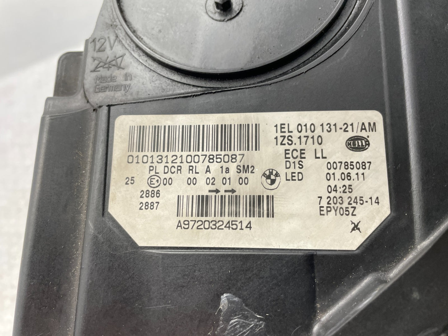 Original BMW 5er F10 F11 Xenon Scheinwerfer links 72032456