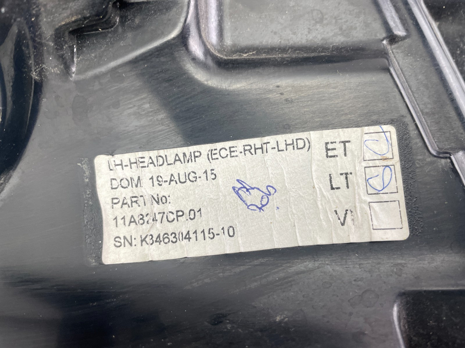 Original Mclaren 650s Scheinwerfer Headlight links 11A8247CP9