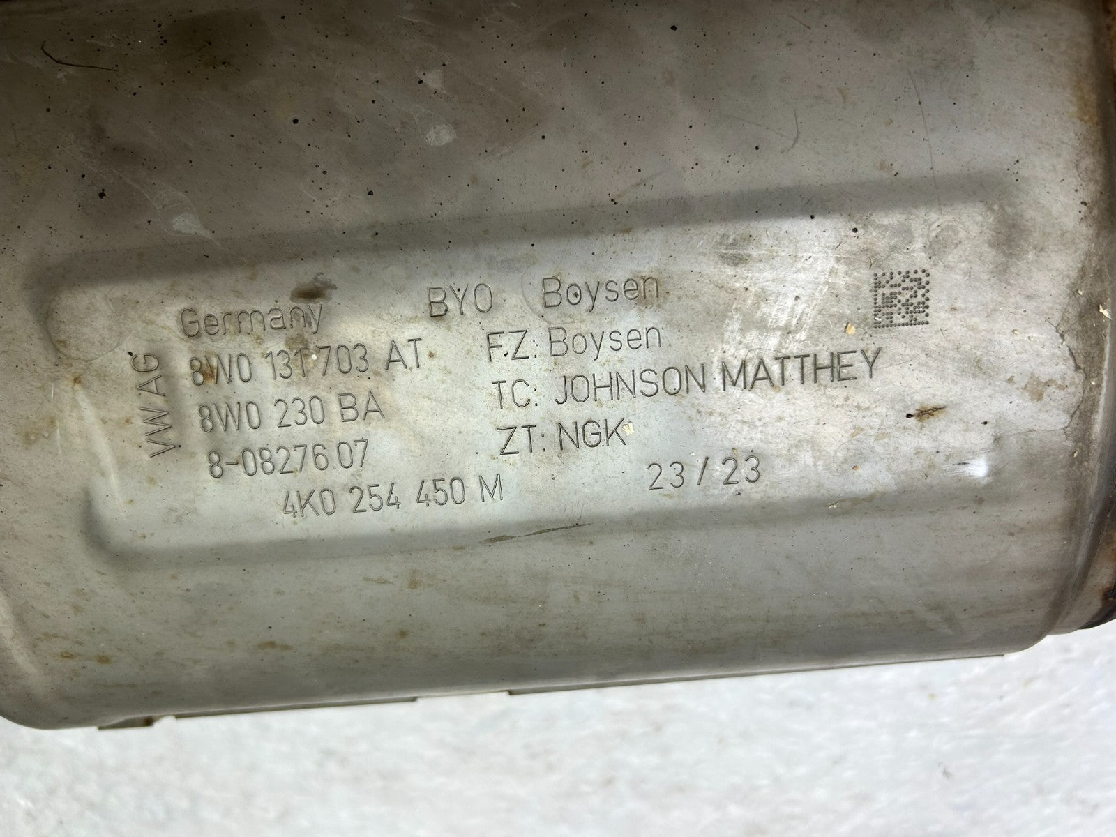 Original VW / Audi A6 S6 C8 4K 3.0 TDI Katalysator KAT 60tkm 4K0254450M4