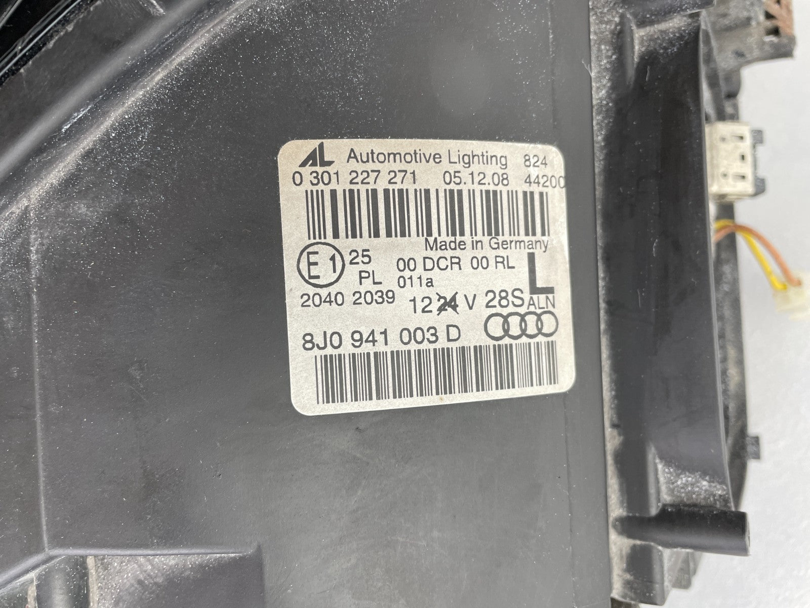 Original Audi TT 8J Xenon Scheinwerfer links 8J0941003D3