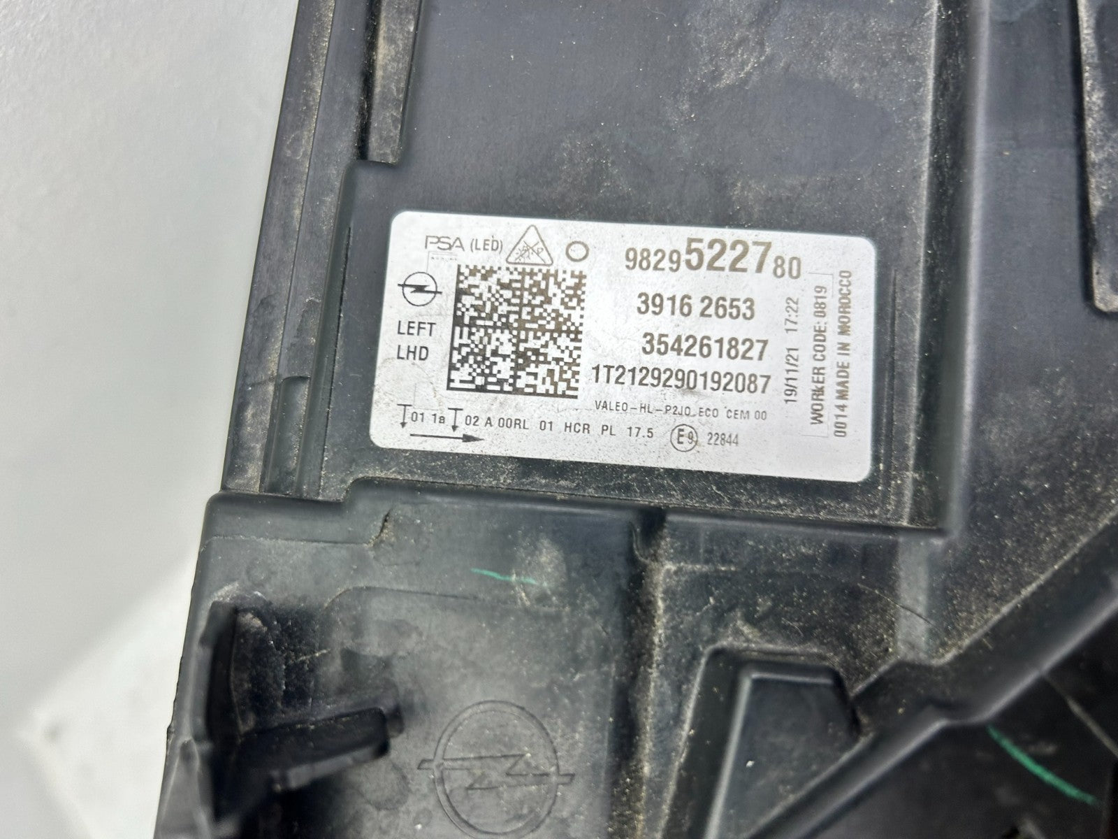 Original Opel Corsa F LED Scheinwerfer links 98295227804