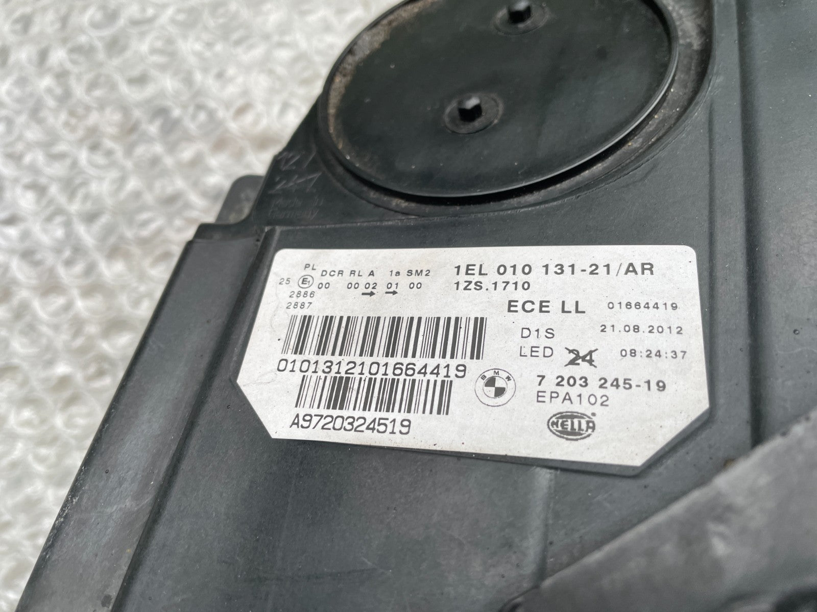 Original BMW 5er F10 F11 Xenon Scheinwerfer links 72032456