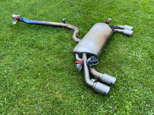 Original VW Golf 7 R Troc Akrapovic Abgasanlage Auspuff Titan 5Q6253611DK0