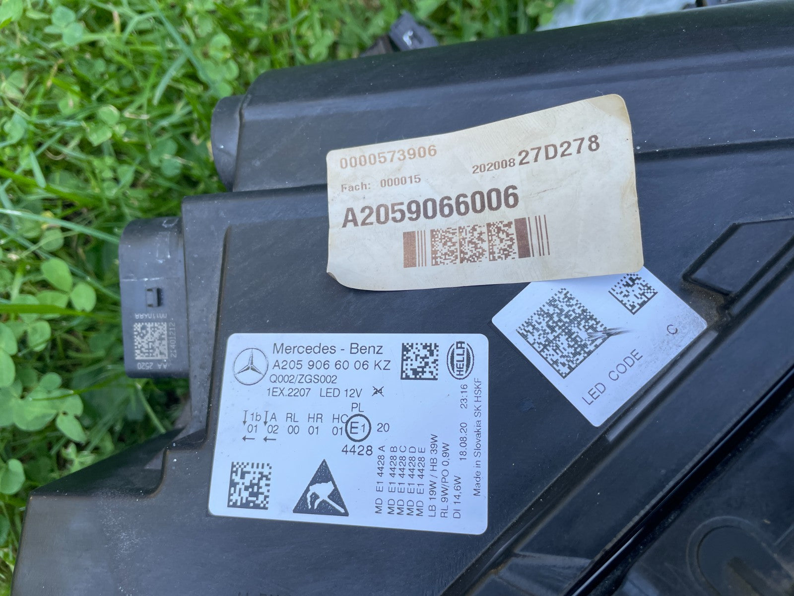 Original Mercedes C-Klasse W205 LED Scheinwerfer rechts A20590660066