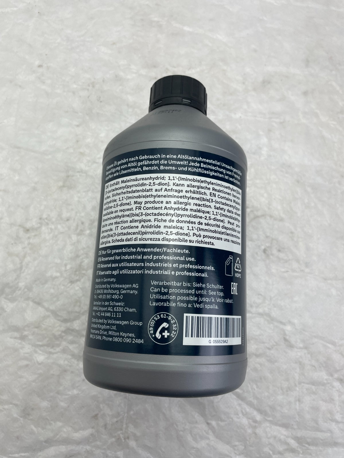 ORIGINAL Audi VW Getriebeöl Doppelkupplungsgetriebeöl DSG 1 Liter G055529A21