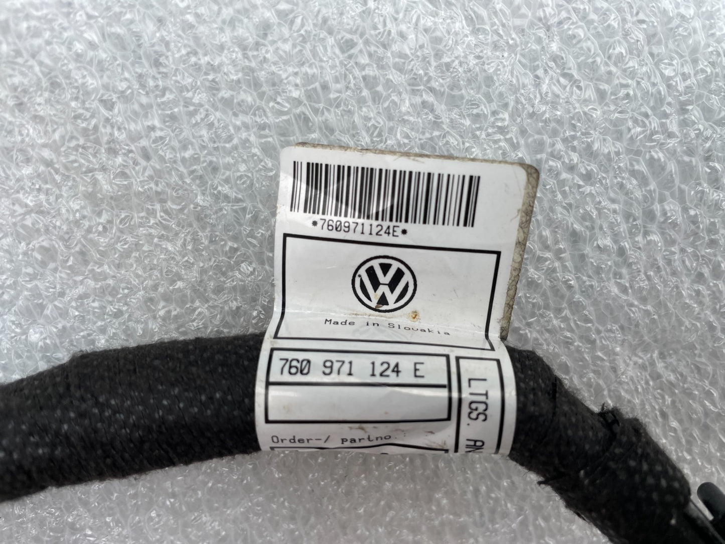 Original VW Touareg III Anhängerkupplung Kabelsatz Kabelbaum 760971124E5