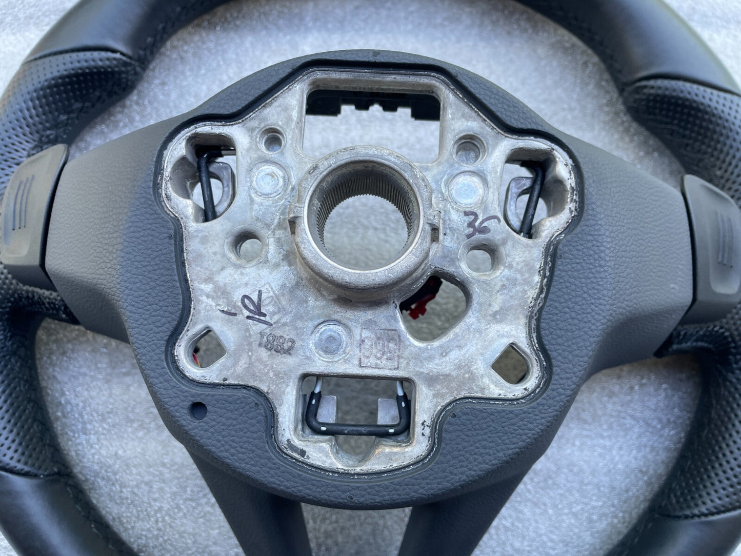 Original VW Golf 8 VIII Mk8 Leder Lenkrad Multifunktion Schaltwippen 5H0959542J11