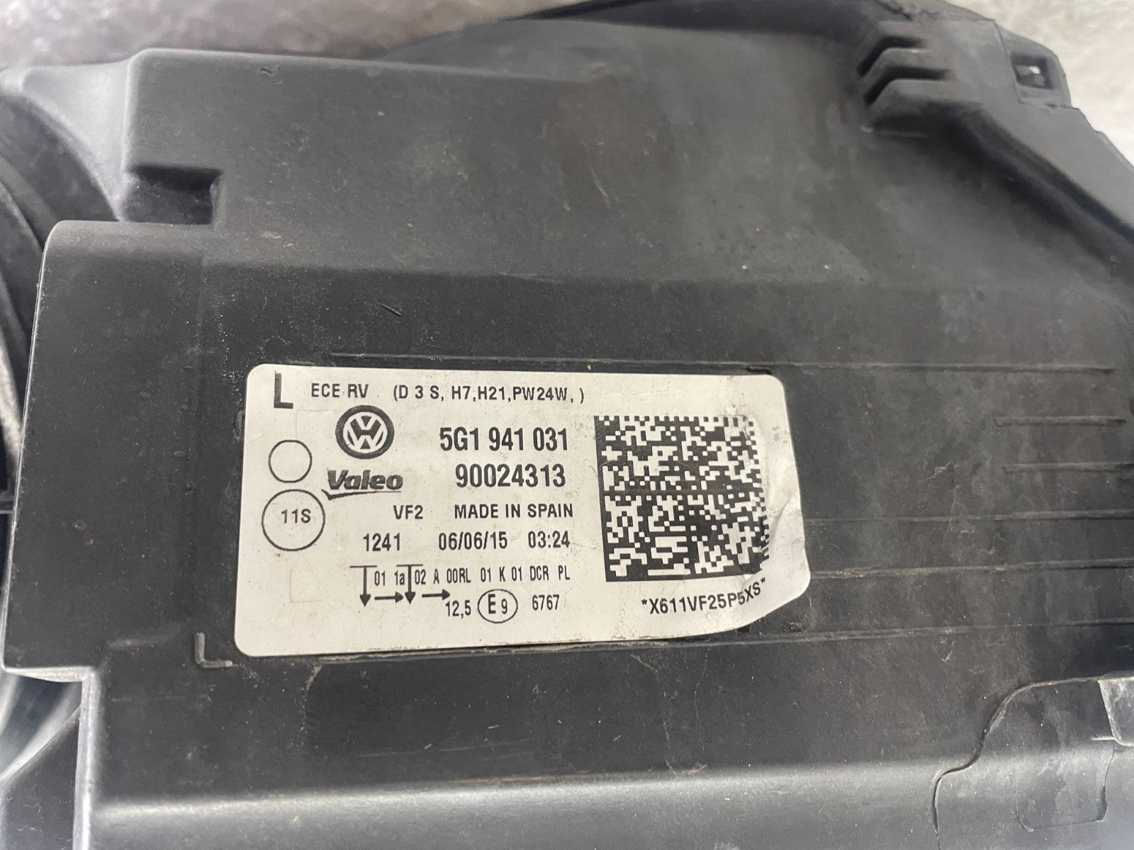 Original VW Golf VII 5G Xenon Scheinwerfer links 5G19410317