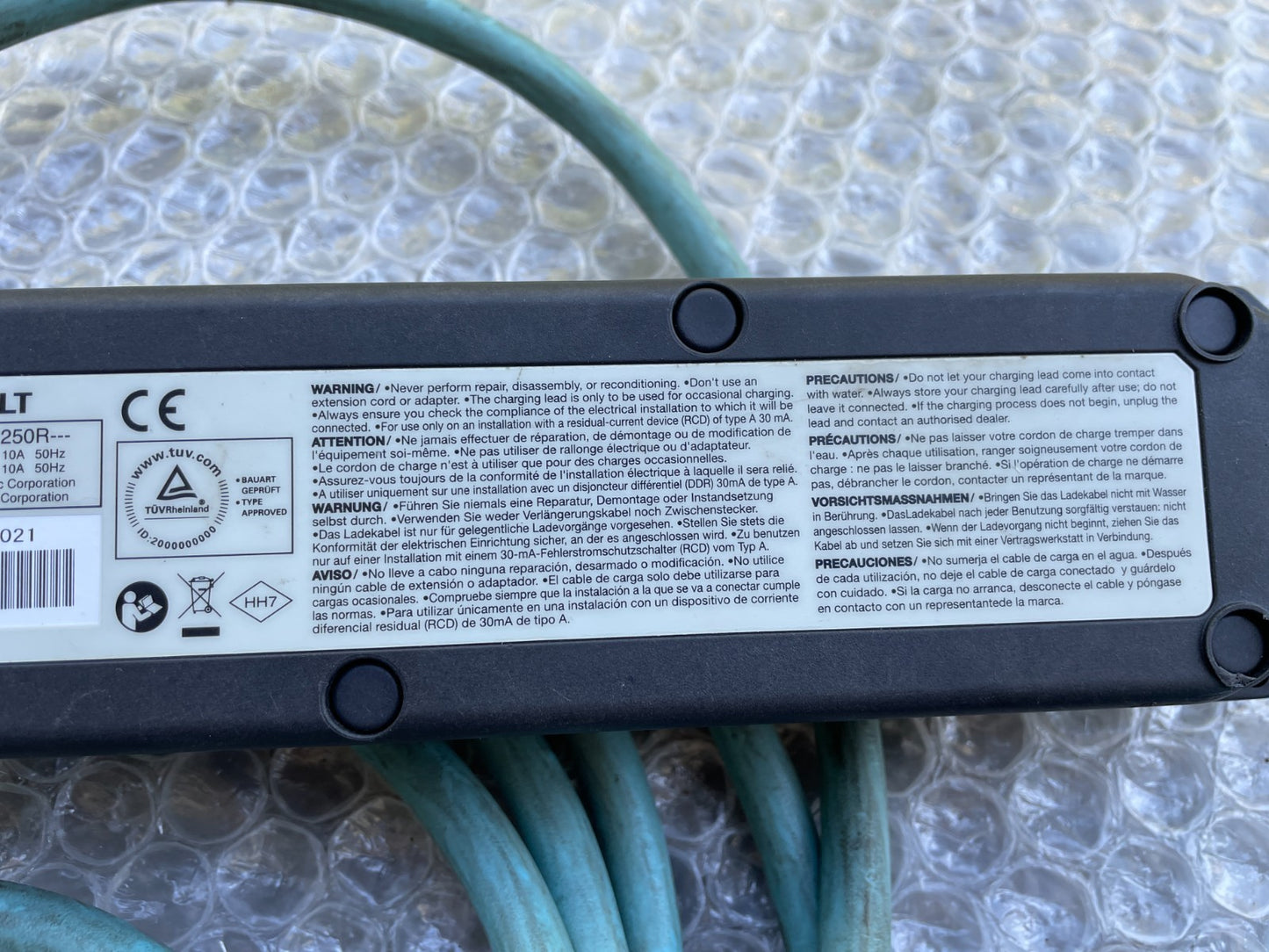 Original Renault Kangoo 2 Generation (2007-2021) Ladegerät 296954250R7