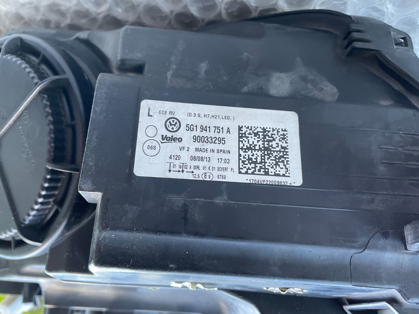 Original VW Golf VII 7 GTI Xenon Scheinwerfer links 5G1941751A9