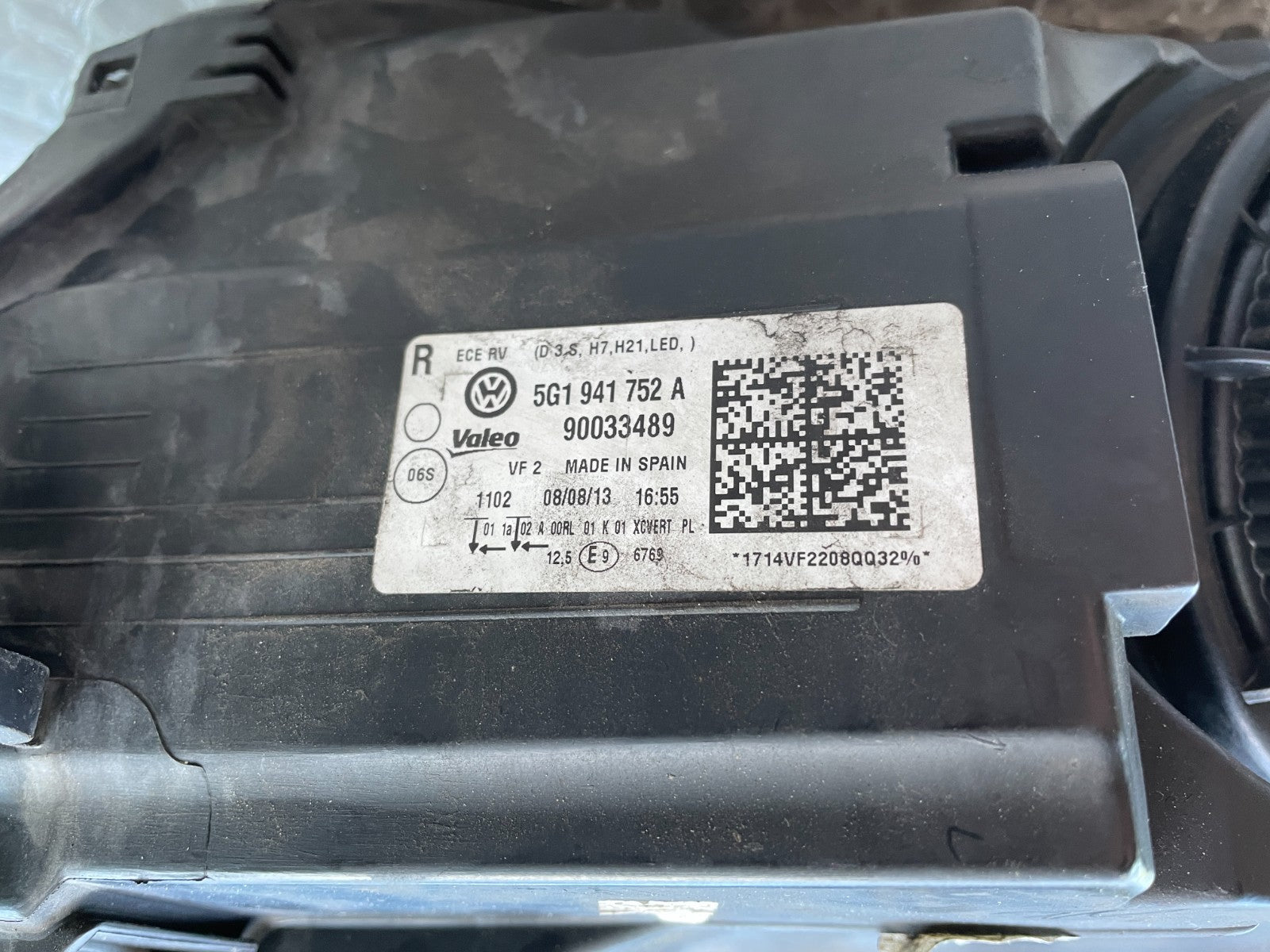 Original VW Golf VII 7 GTI Xenon Scheinwerfer rechts 5G1941752A6