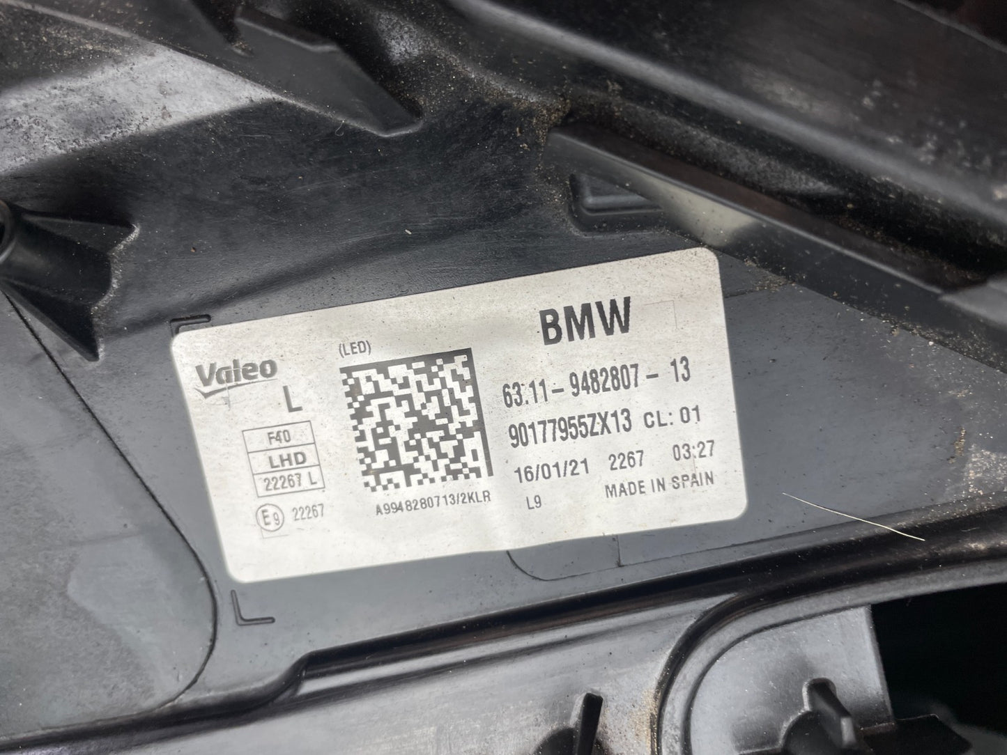 Original BMW 1er F40 LED Scheinwerfer links 94828076