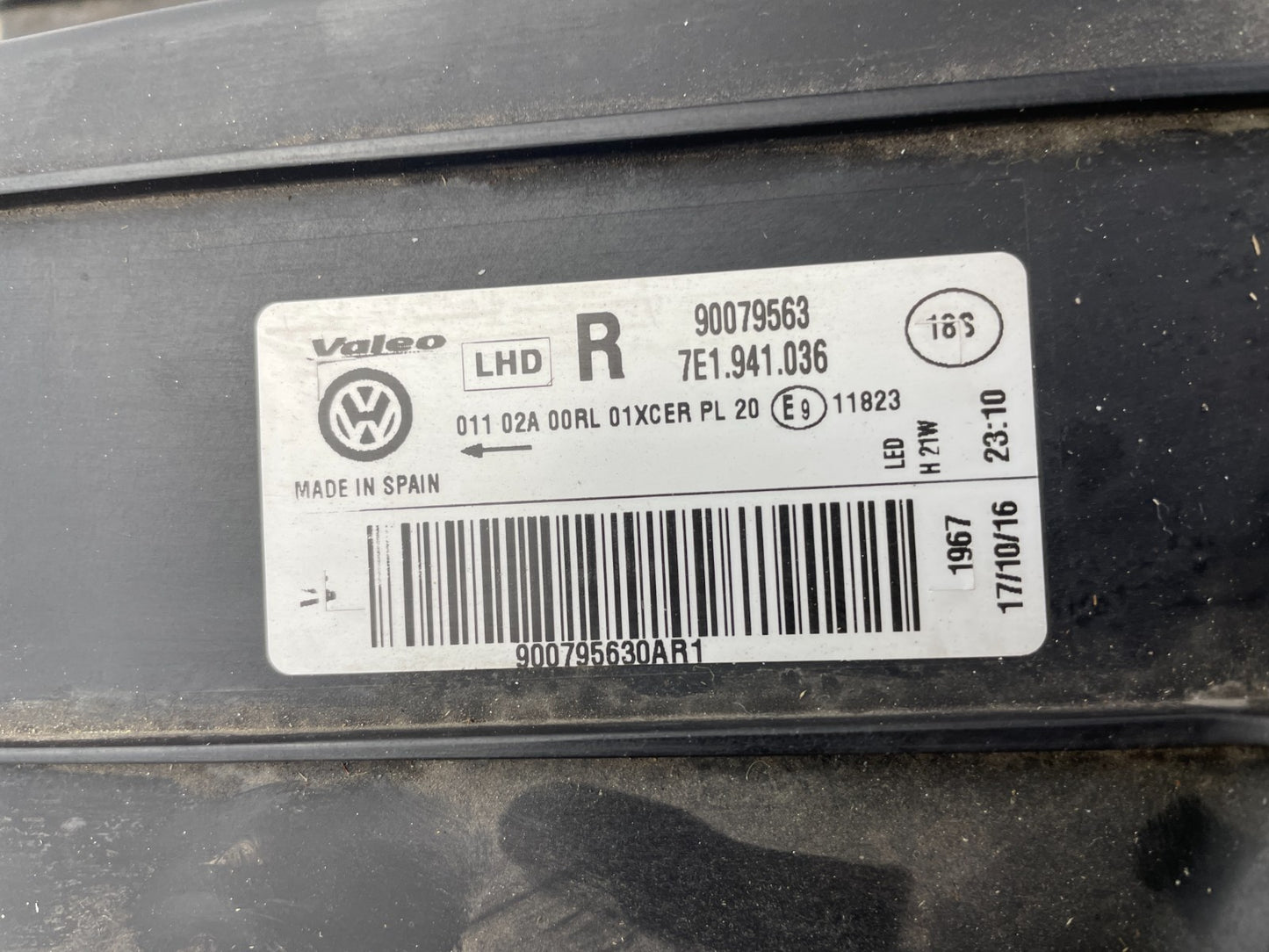 Original VW T6 LED Scheinwerfer rechts 7E19410363