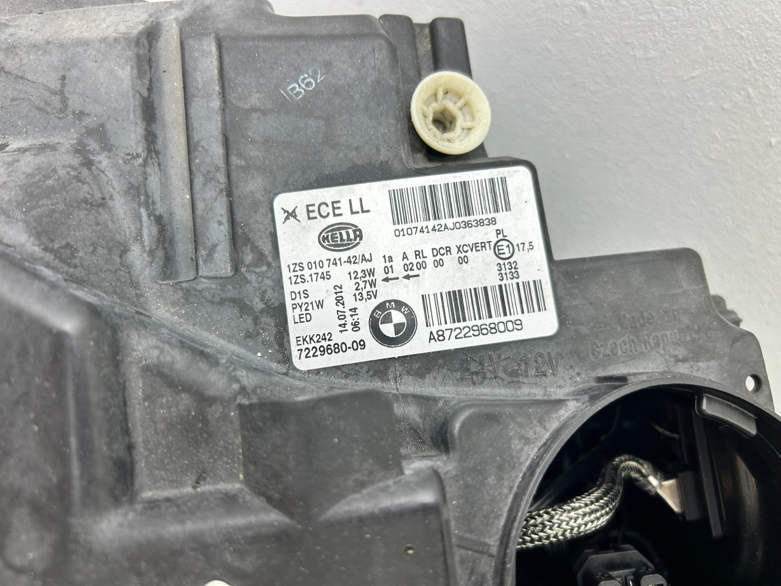 Original BMW 1er F20 F21 Xenon Scheinwerfer rechts 72296805