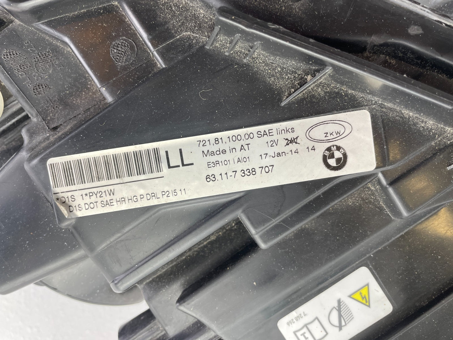 Original BMW 3er F30 F31 Xenon Scheinwerfer links 73387076