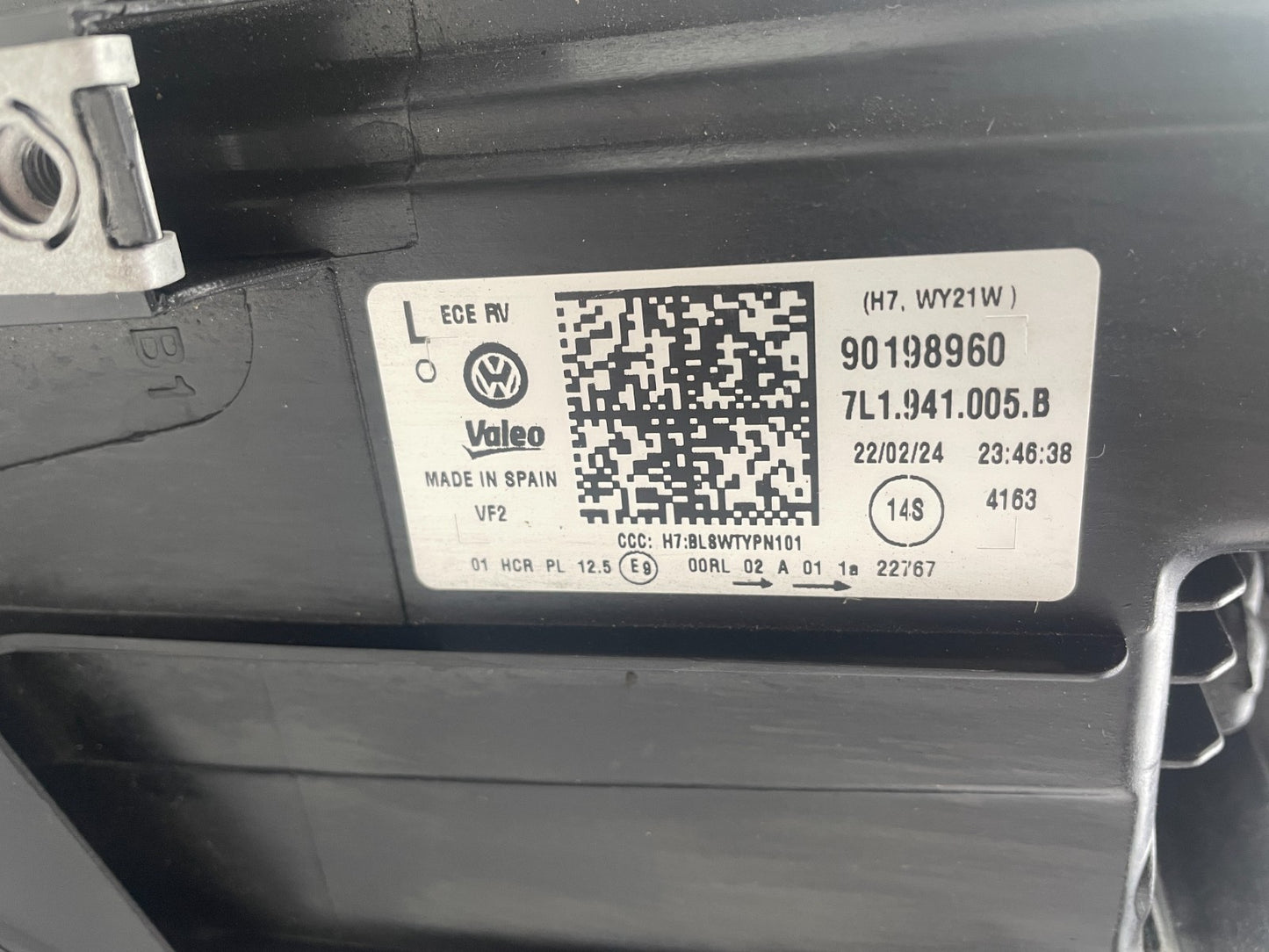 Original VW T6 Scheinwerfer links 7L1941005B4