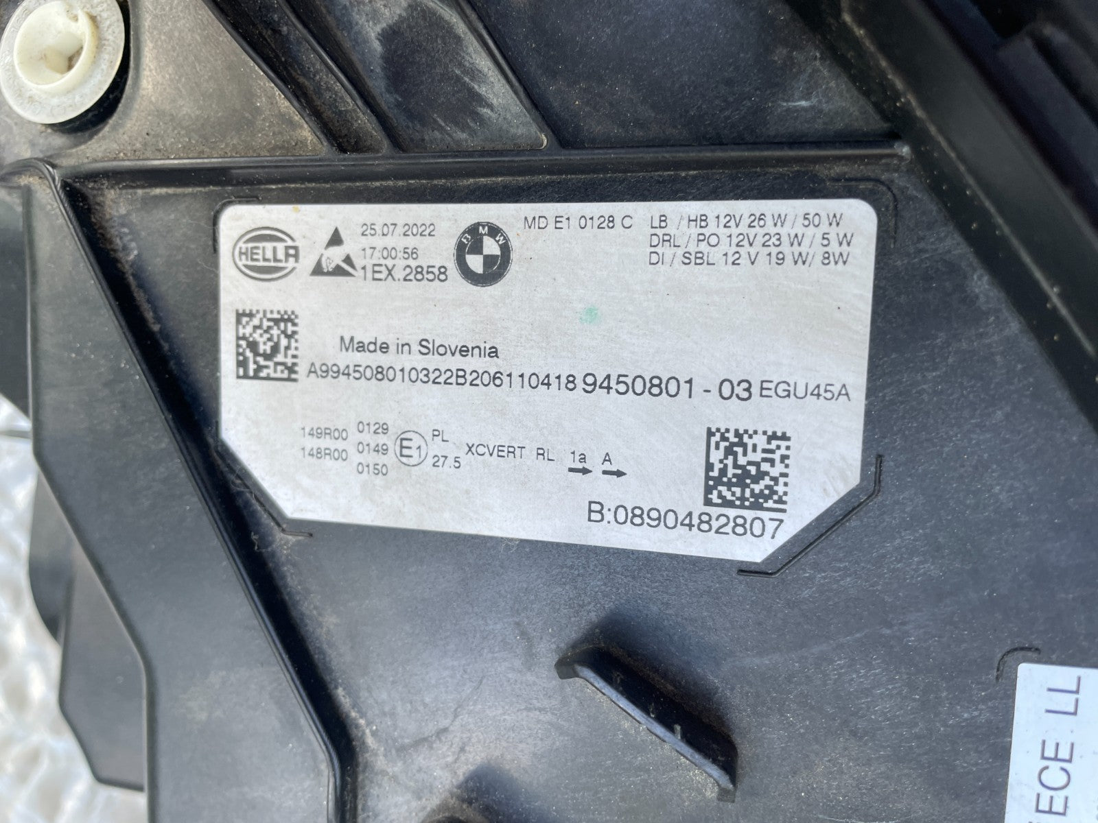 Original BMW 3er G20 G21 LED Scheinwerfer links 94508014