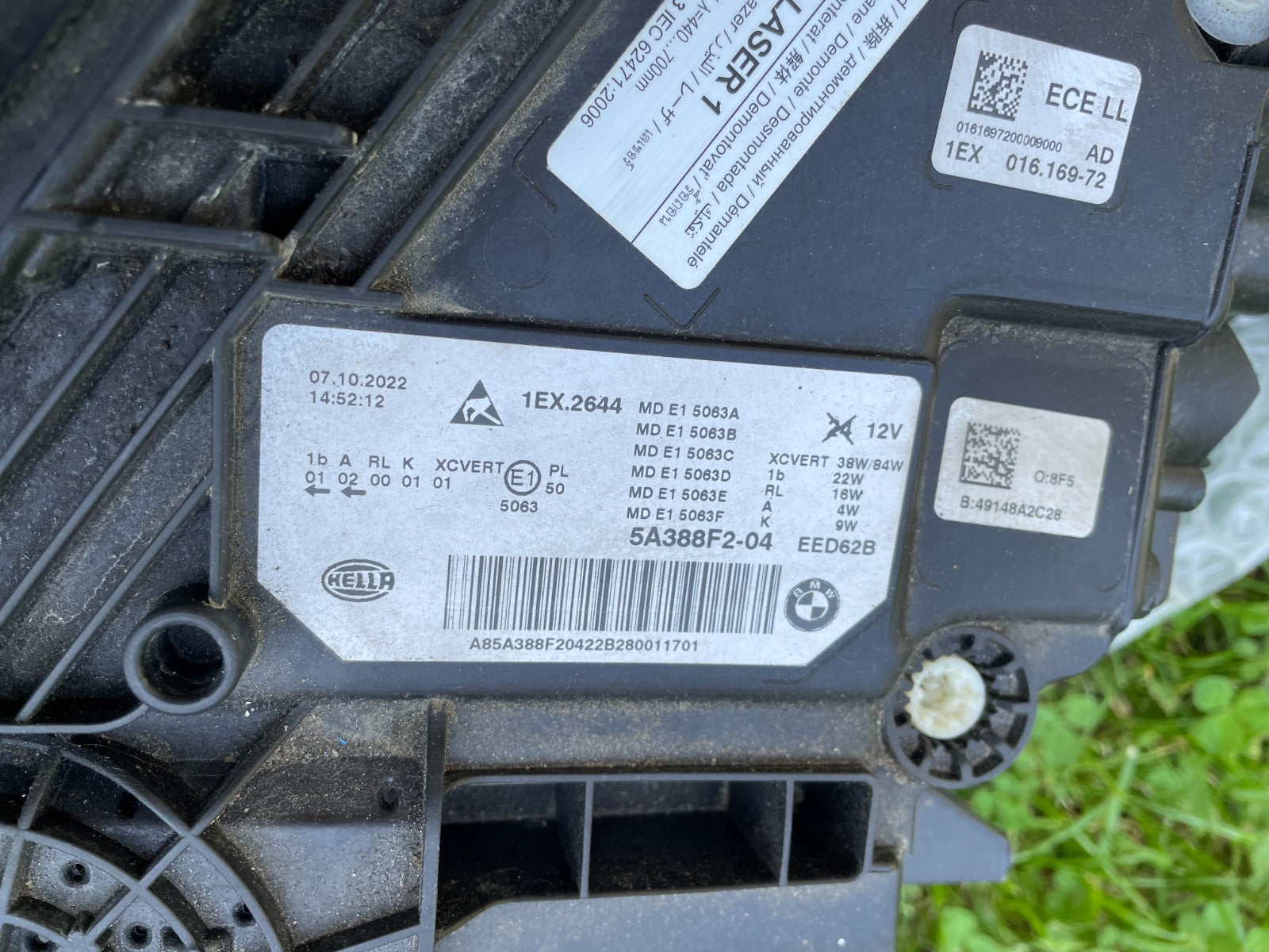 Original BMW 5er G30 G31 LCI Laser Scheinwerfer rechts 5A388F28