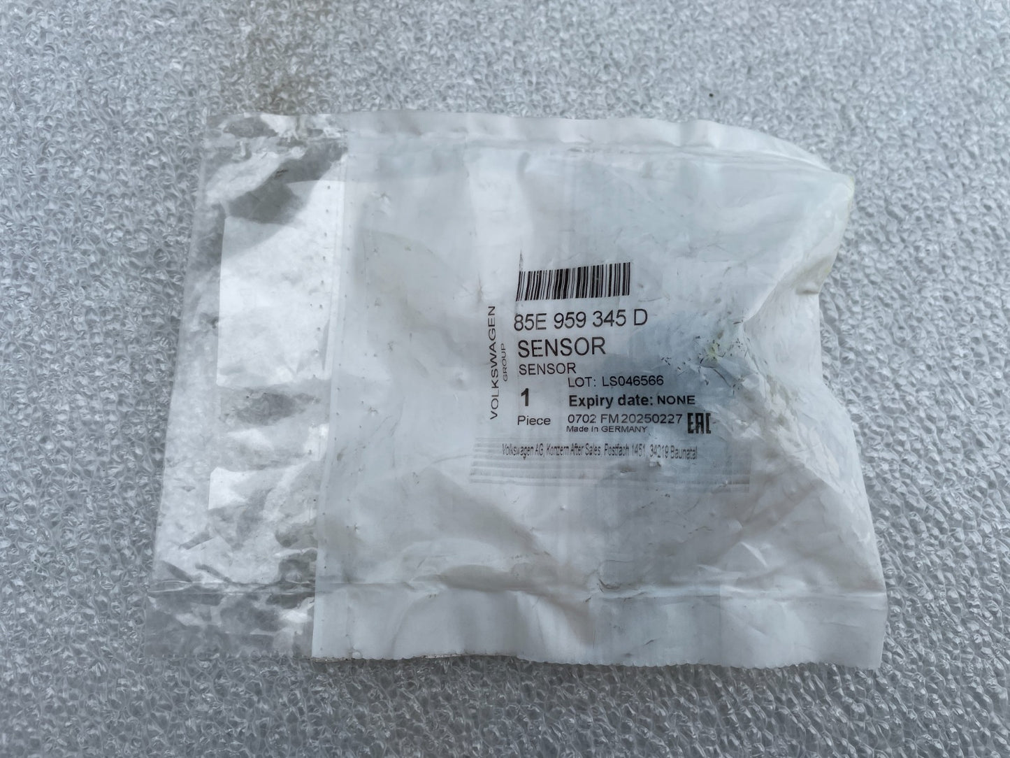 Original VW Tiguan III Airbag Crash Sensor Airbagsensor 85E959345D0