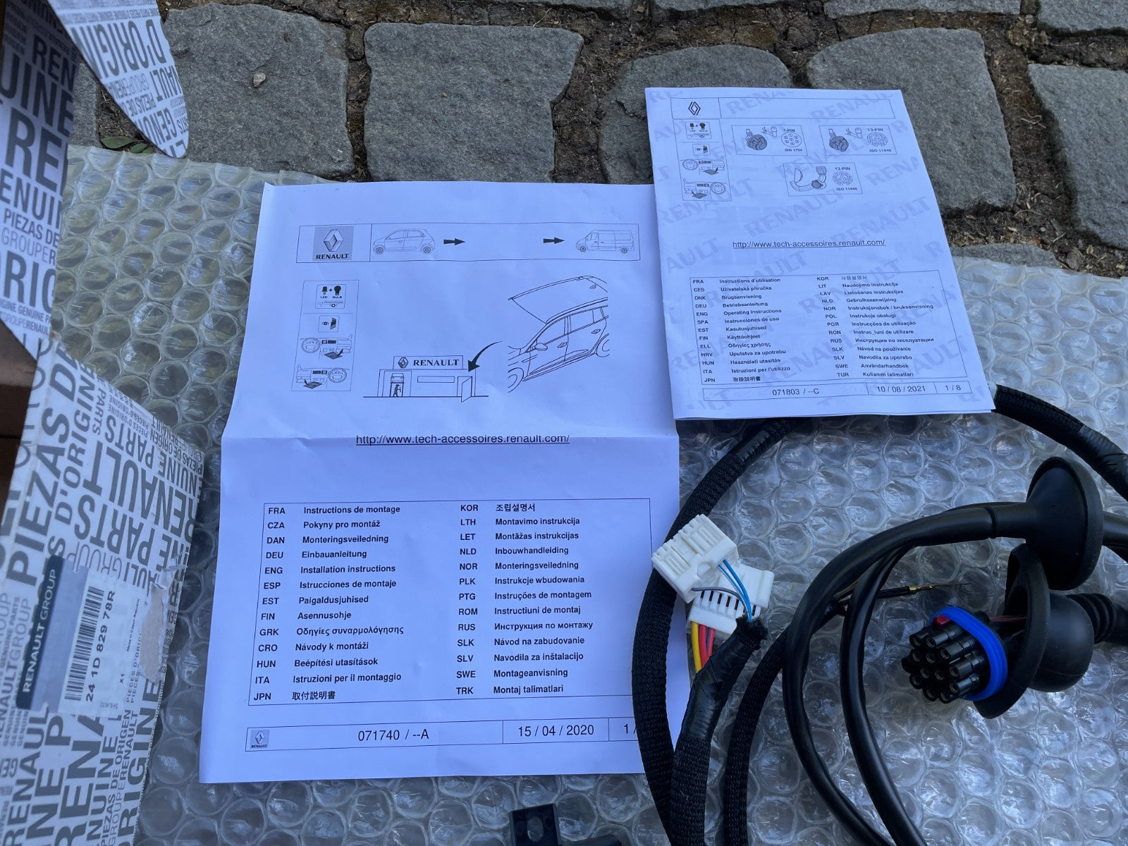 Original E-Satz 13-polig für AHK abnehmbar für Renault Megane E-Tech 241D82978R4