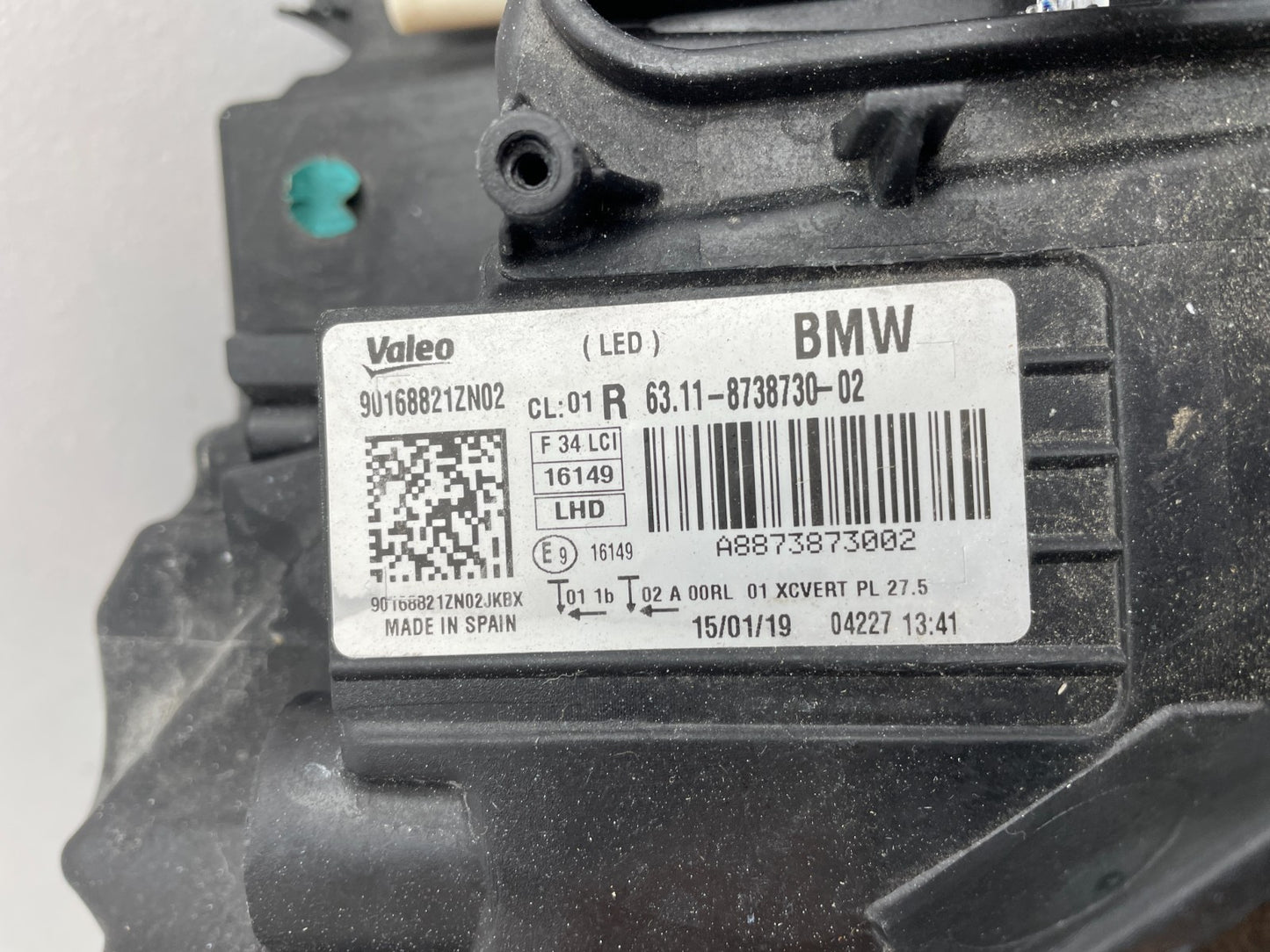 Original BMW 3er F34 GT Adaptive LED Scheinwerfer rechts 87387304