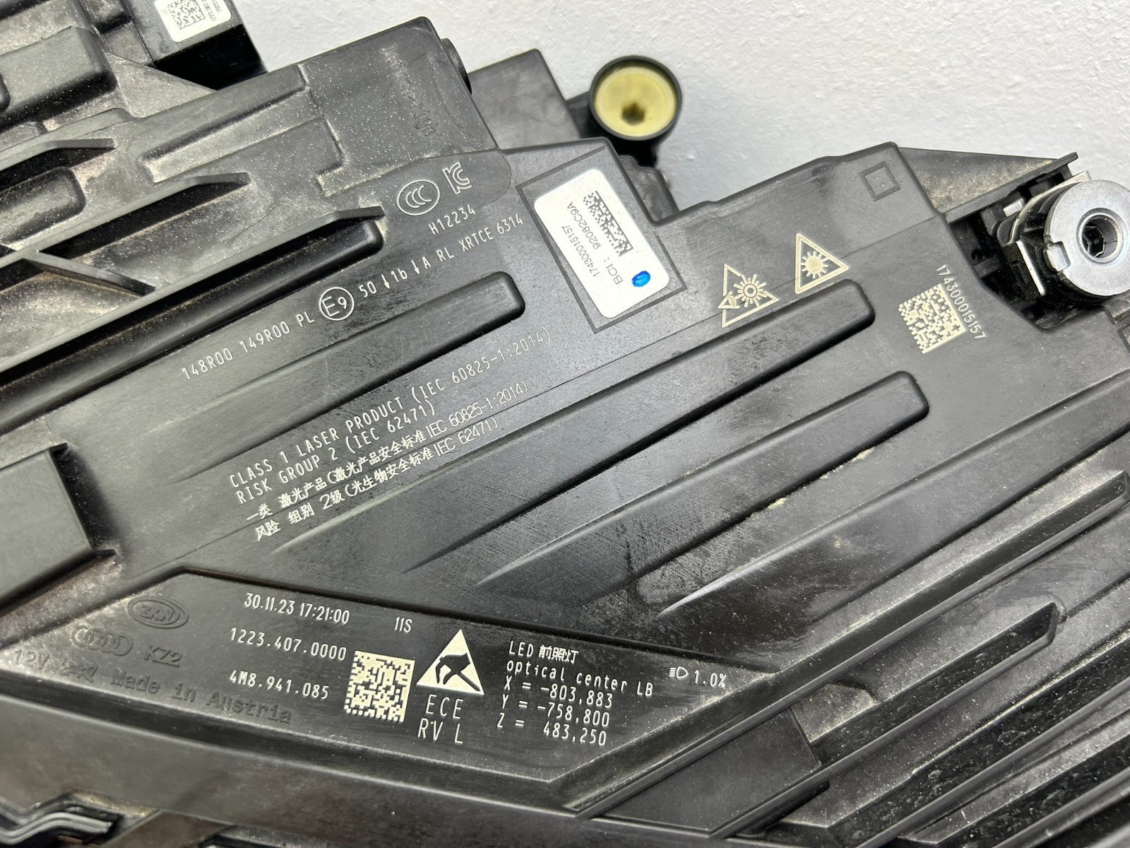 Original Audi Q8 RSQ8 LED Laser Scheinwerfer links 4M89410854