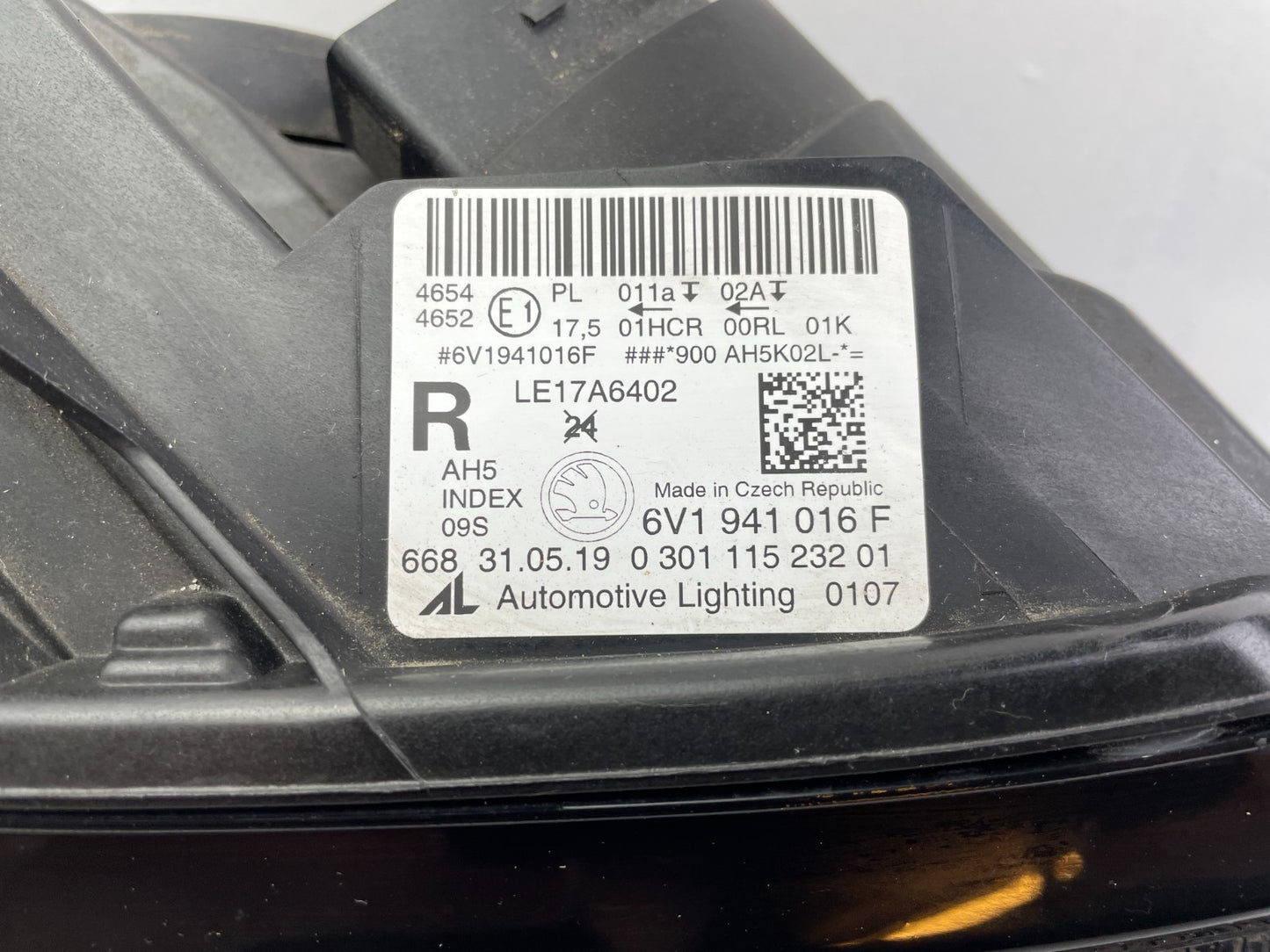 Original Skoda Fabia 3 LED Scheinwerfer rechts 6V1941016F3