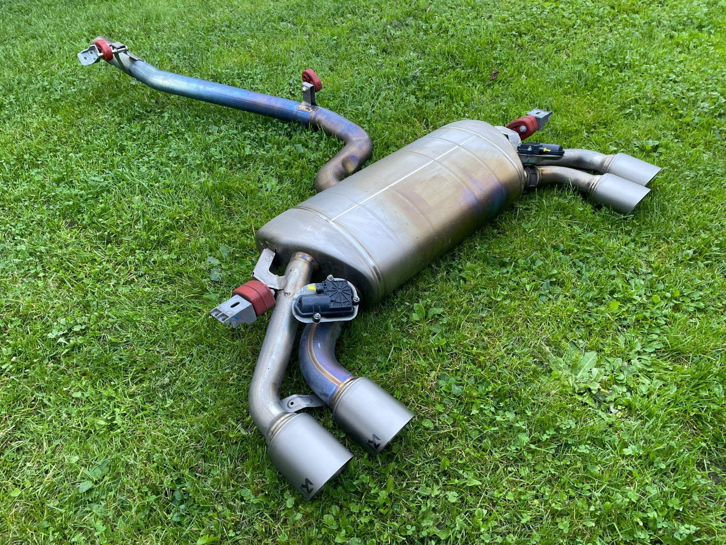 Original VW Golf 7 R Troc Akrapovic Abgasanlage Auspuff Titan 5Q6253611DK2