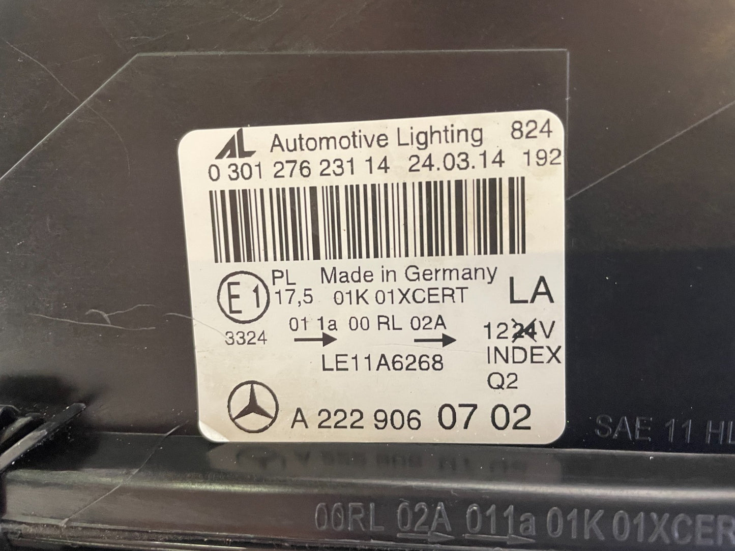 Original Mercedes S-Klasse W222 LED Scheinwerfer links A22290607026