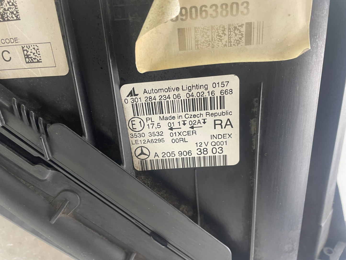 Original Mercedes C-Klasse W205 LED Scheinwerfer rechts A20590638034