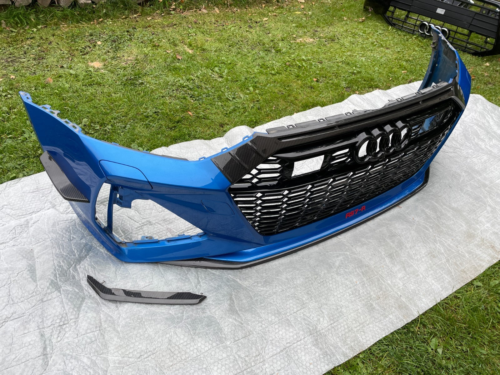 Original Audi RS7-R Abt 4K C8 Carbon Stoßstange Stoßfänger Front Bumper 20192