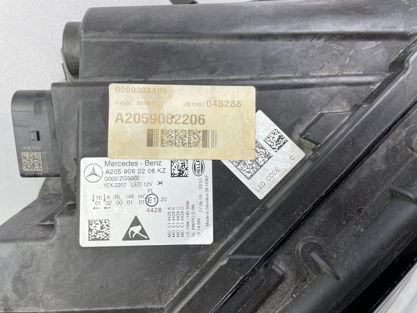 Original Mercedes W205 LED Scheinwerfer rechts A20590622065