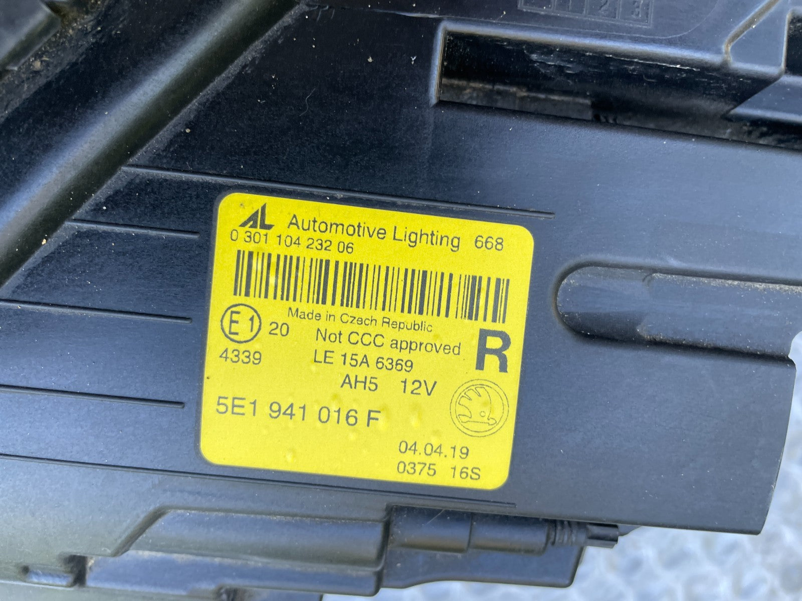 Original Skoda Octavia III 5E1 LED Scheinwerfer rechts 5E1941016F6