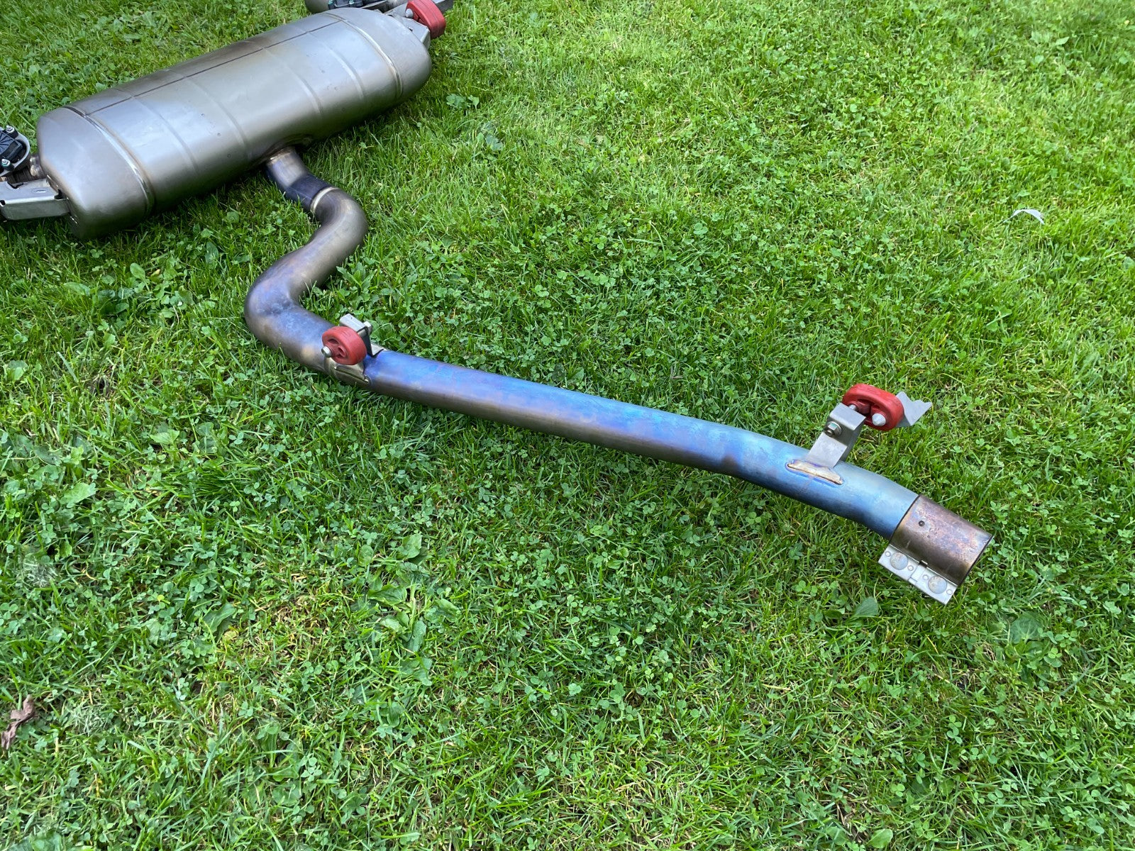 Original VW Golf 7 R Troc Akrapovic Abgasanlage Auspuff Titan 5Q6253611DK8