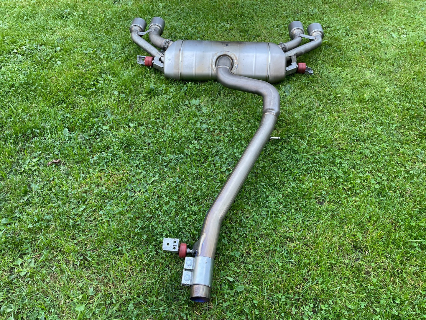 Original VW Golf 7 R Troc Akrapovic Abgasanlage Auspuff Titan 5Q6253611DK9