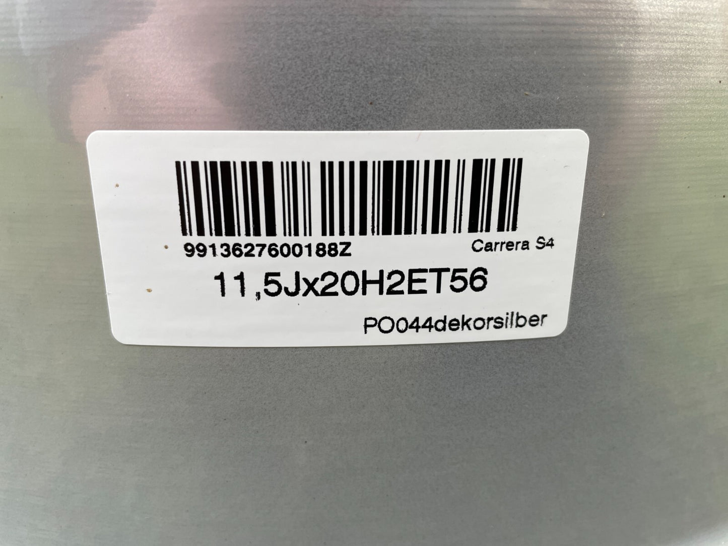 1x Porsche 911 991 Carrera S4 Alufelge 11,5x20 Zoll ET56 / 991362760015