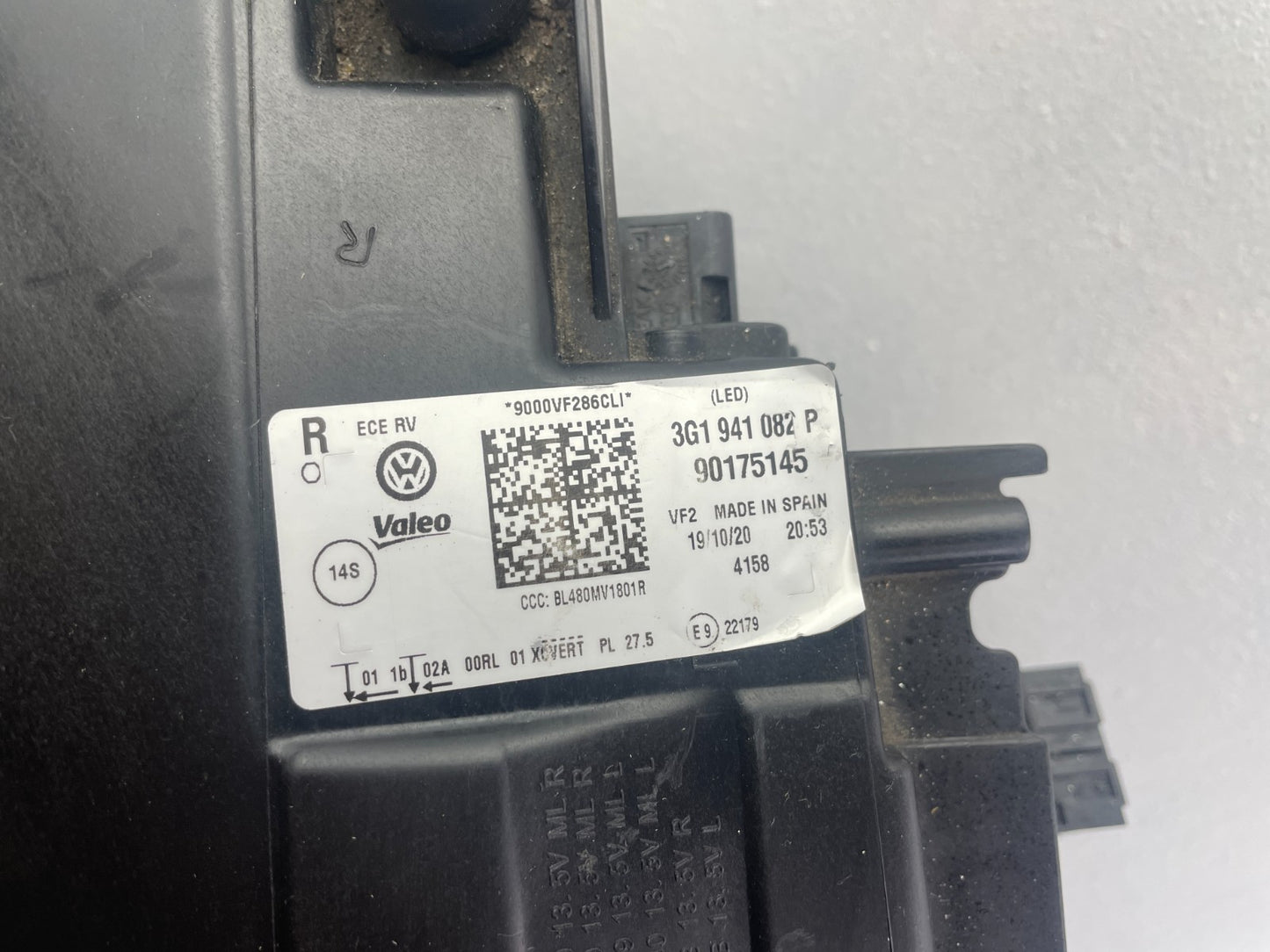 Original VW Passat B8 3G LED Scheinwerfer rechts 3G1941082P7