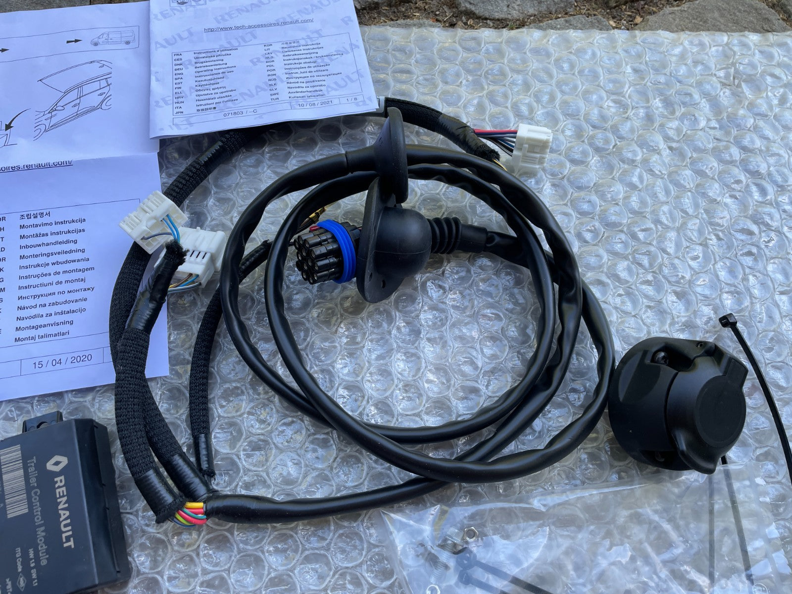 Original E-Satz 13-polig für AHK abnehmbar für Renault Megane E-Tech 241D82978R1