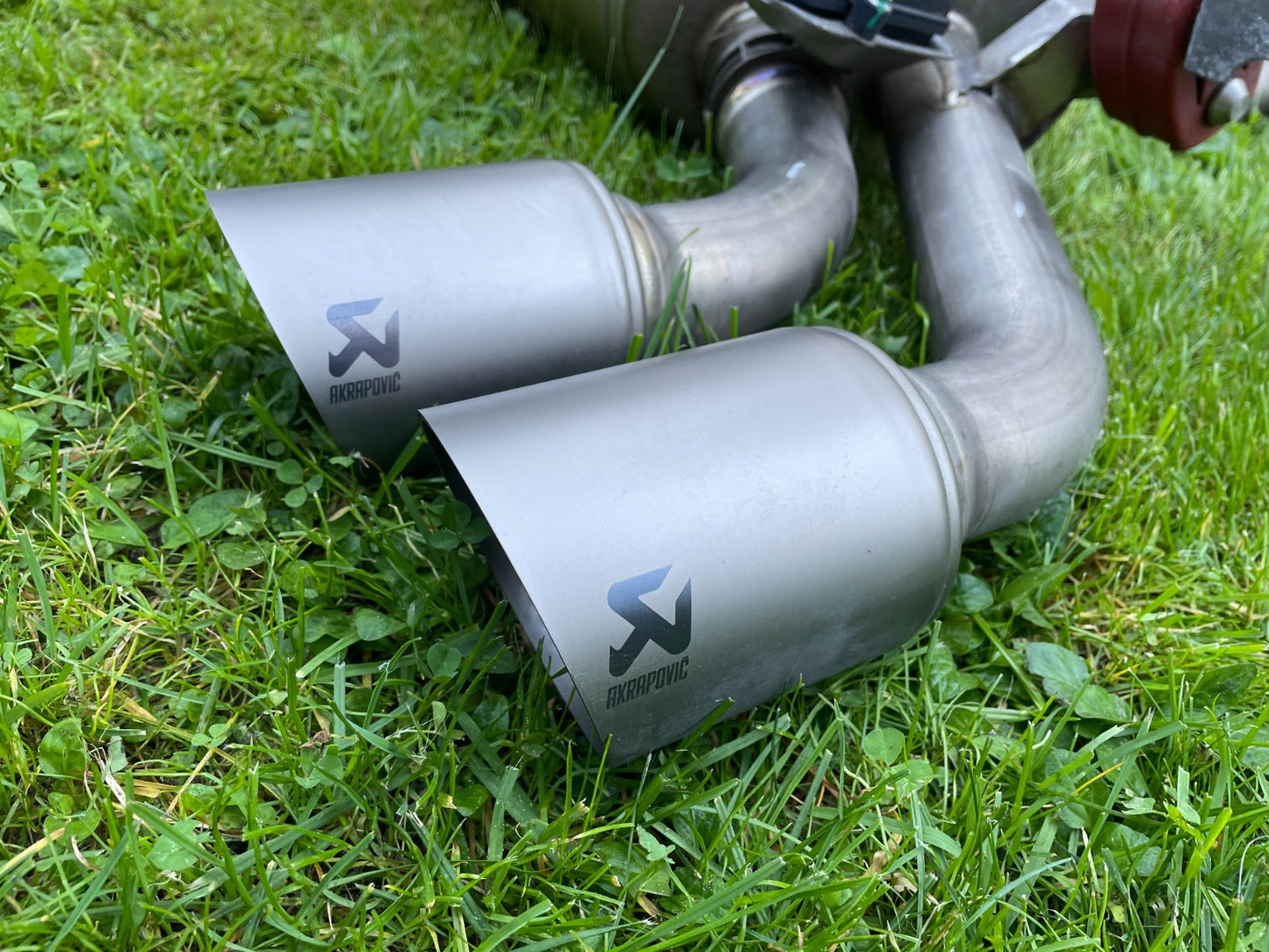 Original VW Golf 7 R Troc Akrapovic Abgasanlage Auspuff Titan 5Q6253611DK2