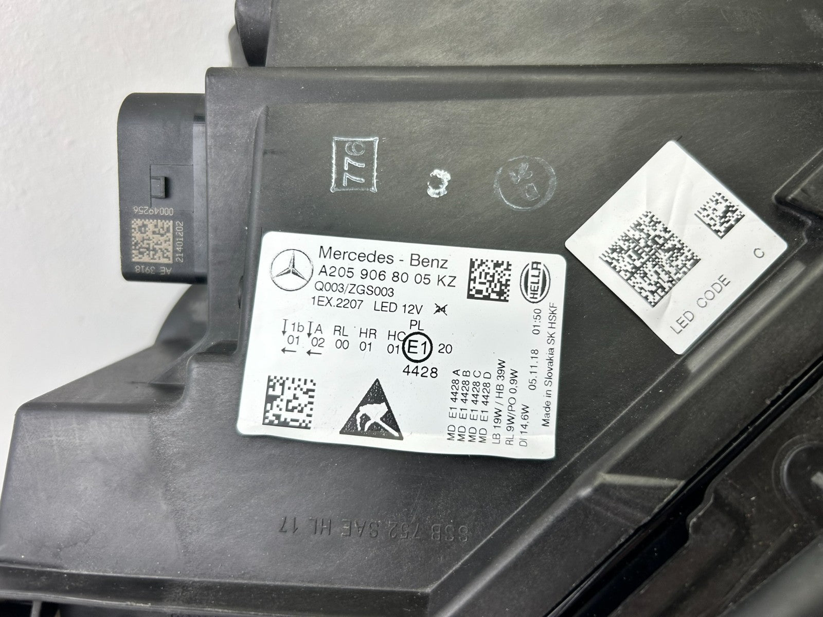 Original Mercedes C-Klasse W205 LED Scheinwerfer rechts A20590680056