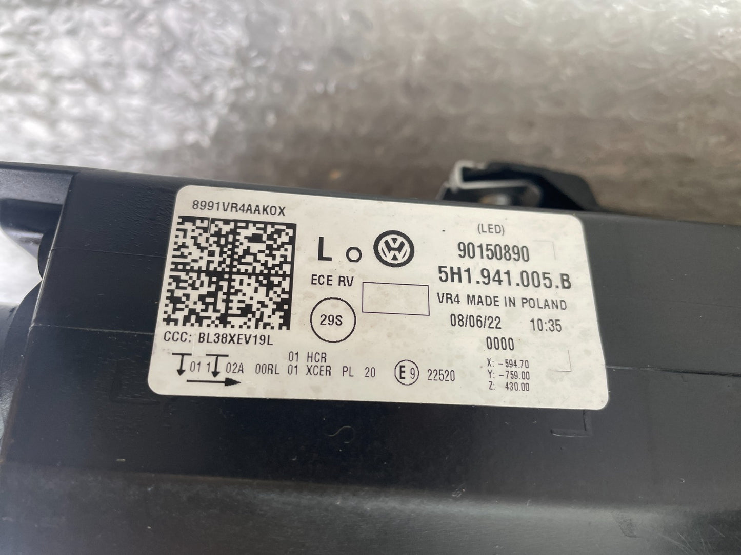 Original VW Golf 8 LED Scheinwerfer links 5H1941005B7