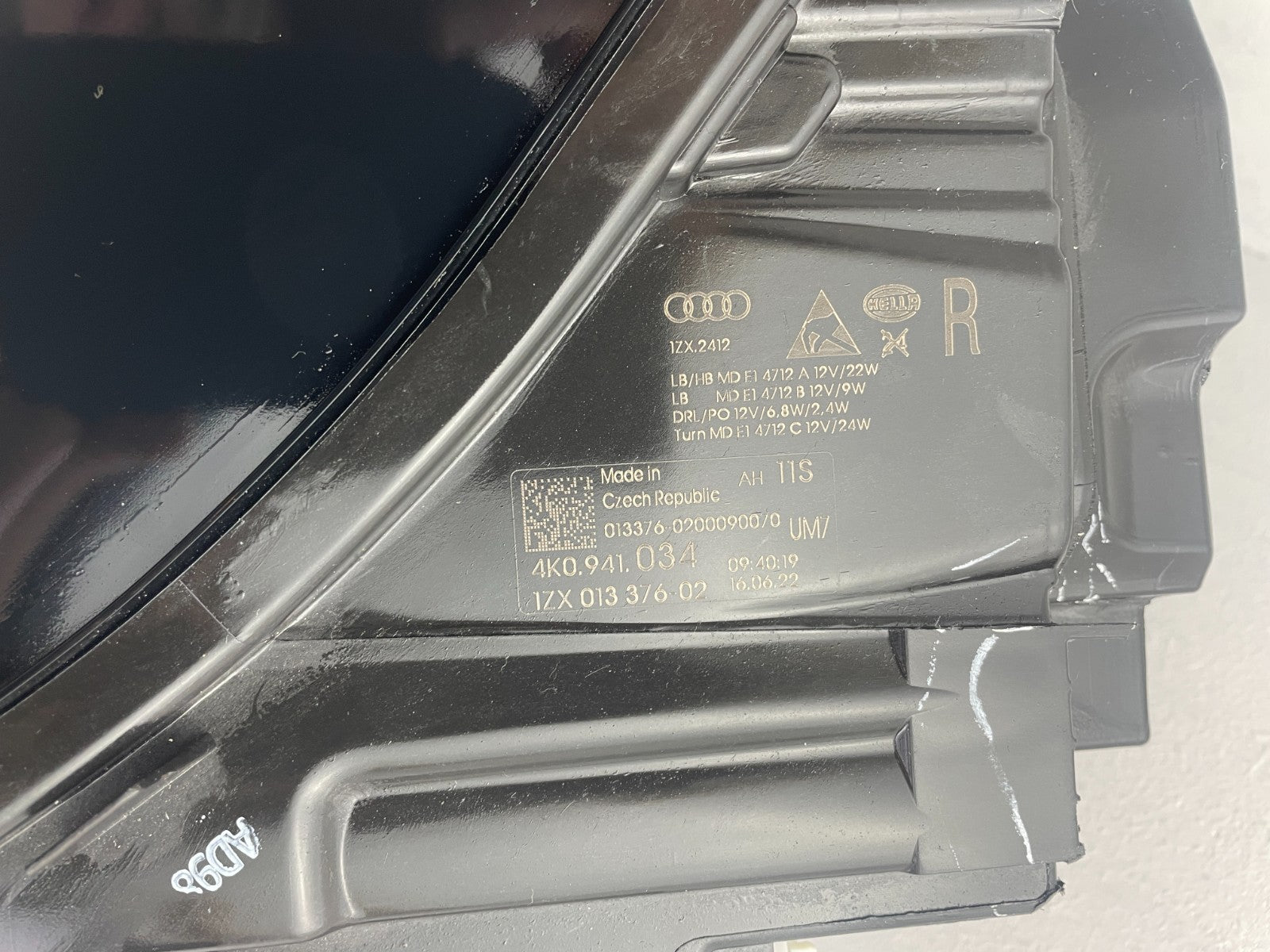 Original Audi A6 C8 LED Scheinwerfer rechts 4K09410345