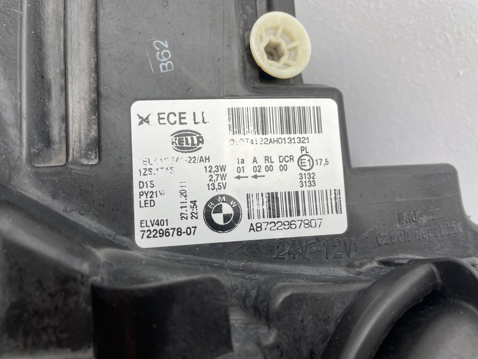 Original BMW 1er F20 F21 Xenon Scheinwerfer rechts 72296783