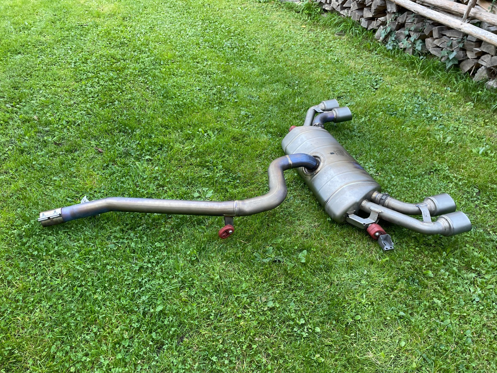 Original VW Golf 7 R Troc Akrapovic Abgasanlage Auspuff Titan 5Q6253611DK9