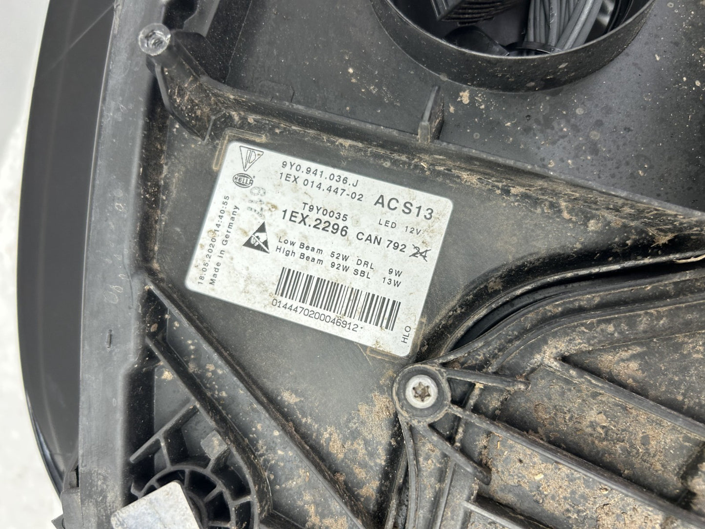 Original Porsche Cayenne LED Matrix Scheinwerfer rechts 9Y0941036J4