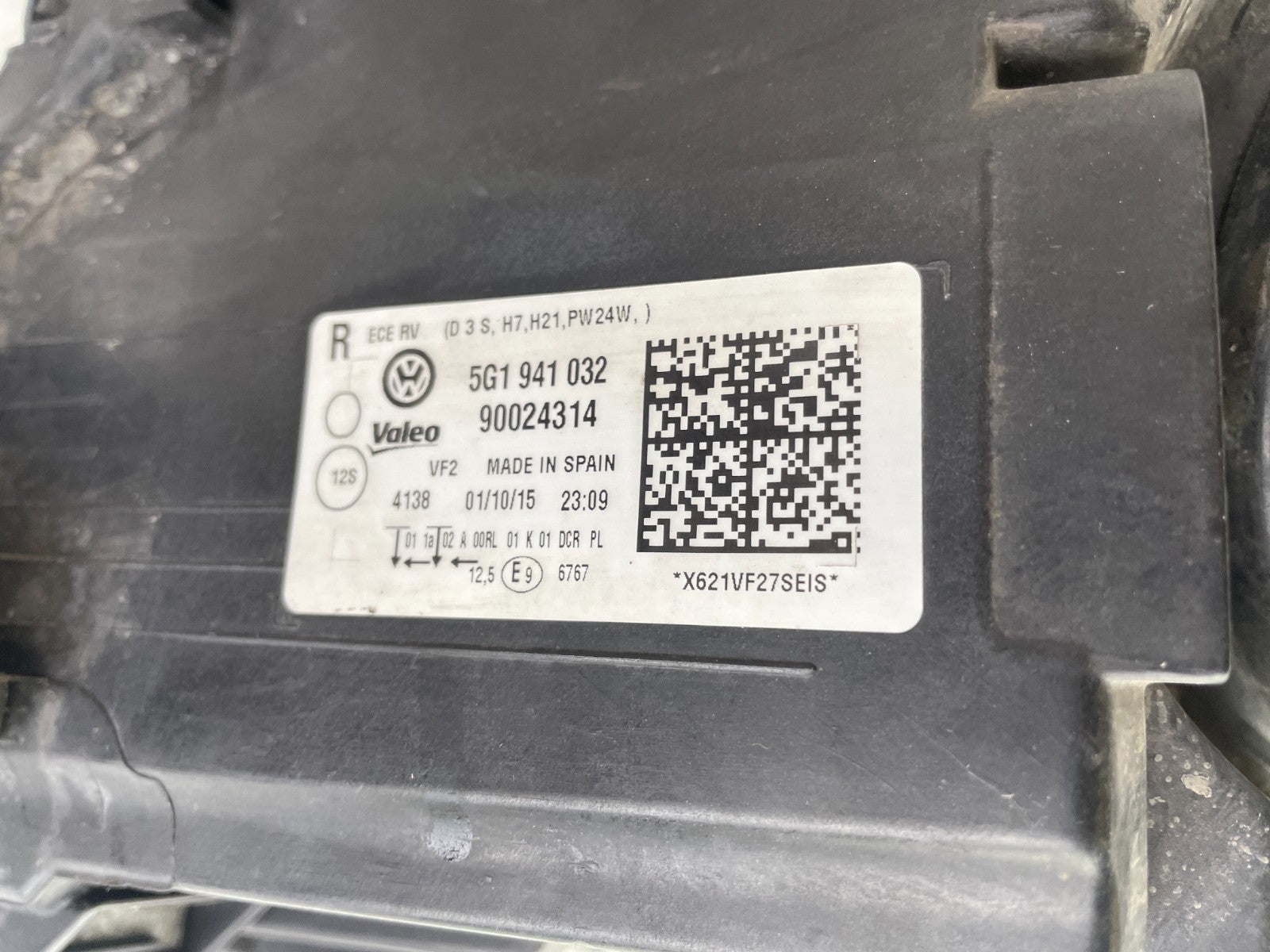 Original Golf 7 VII Xenon Scheinwerfer rechts 5G194103210